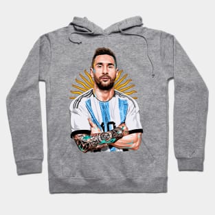 The Maestro's Legacy: A Portrait of Lionel Messi Hoodie